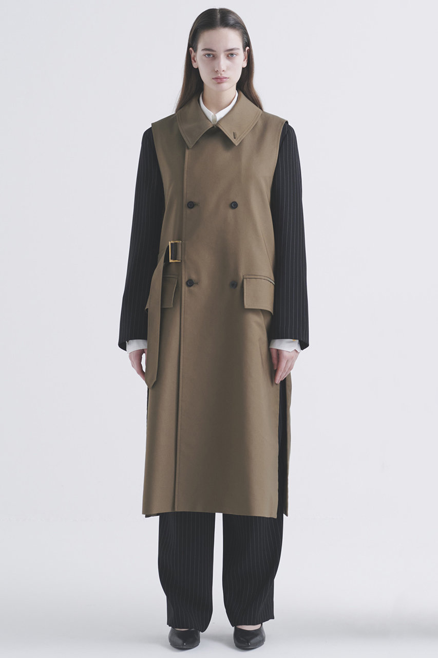 CULLNI(クルニ)｜【UNISEX】シャンブレーギャバジン タイロッケン