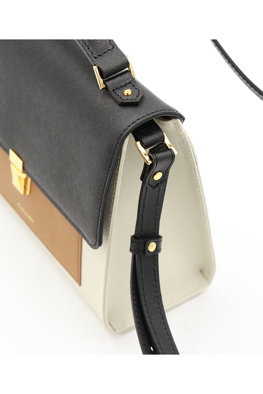 CULLNI(クルニ)｜Clasp lock Leather Pocket ハンドバッグ