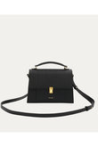 Clasp lock Leather Pocket ハンドバッグ