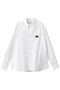 【UNISEX】High Count Broadcloth エンブロイダリー パッチシャツ クルニ/CULLNI ホワイト