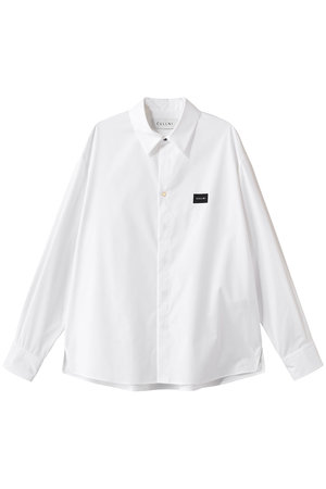 クルニ/CULLNIの【UNISEX】High Count Broadcloth エンブロイダリー パッチシャツ(110400/110403)