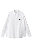 【UNISEX】High Count Broadcloth エンブロイダリー パッチシャツ