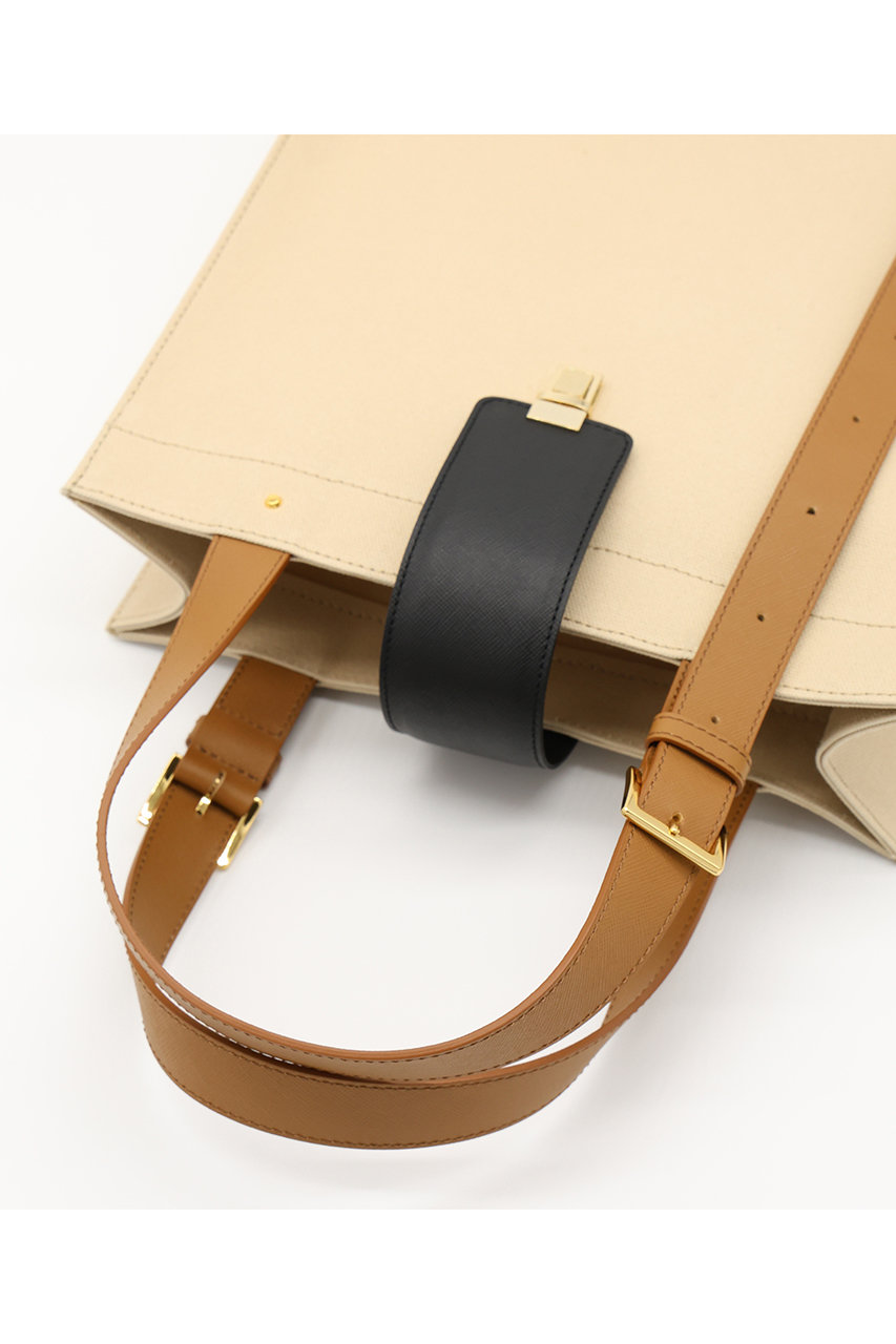 CULLNI(クルニ)｜Leather Flap アジャスタブル ベルト キャンバス
