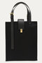 Leather Flap アジャスタブル ベルト キャンバス トートバッグ クルニ/CULLNI ブラック