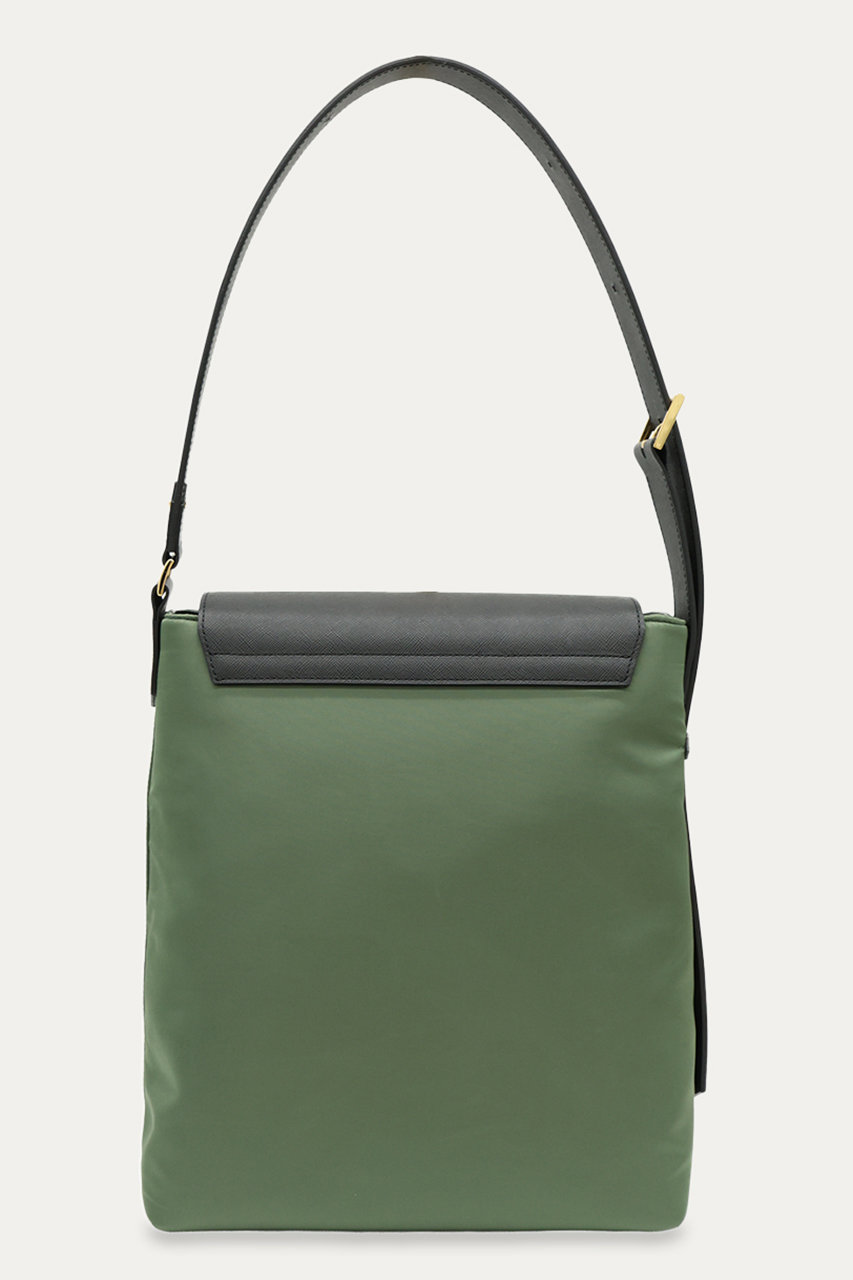 CULLNI(クルニ)｜Leather Flap ナイロン ツイル ショルダーバッグ 