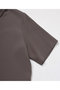 【UNISEX】Dry Double Cloth ジップ アップ ショートスリーブ ボタン-ダウン コンパクトシャツ クルニ/CULLNI