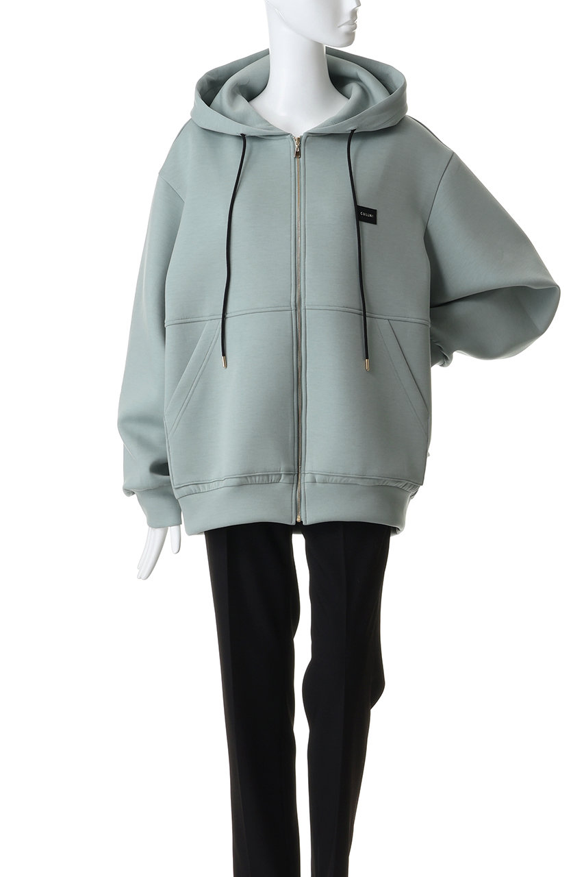 TEENBOOP エンブロイダリージップパーカー グレー UNISEX エンブロイダリージップパーカー – BUNNY APARTMENT