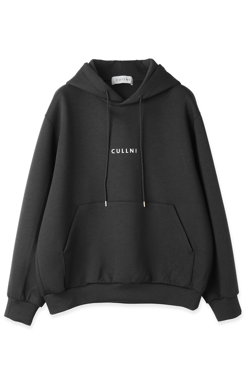 クルニ/CULLNIの【UNISEX】CULLNI Logo エンブロイダリー フーディー(ブラック/BS-015)