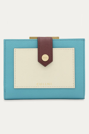 クルニ/CULLNIのLeather Combination ポケット クラスプ ウォレット(120700/120701)