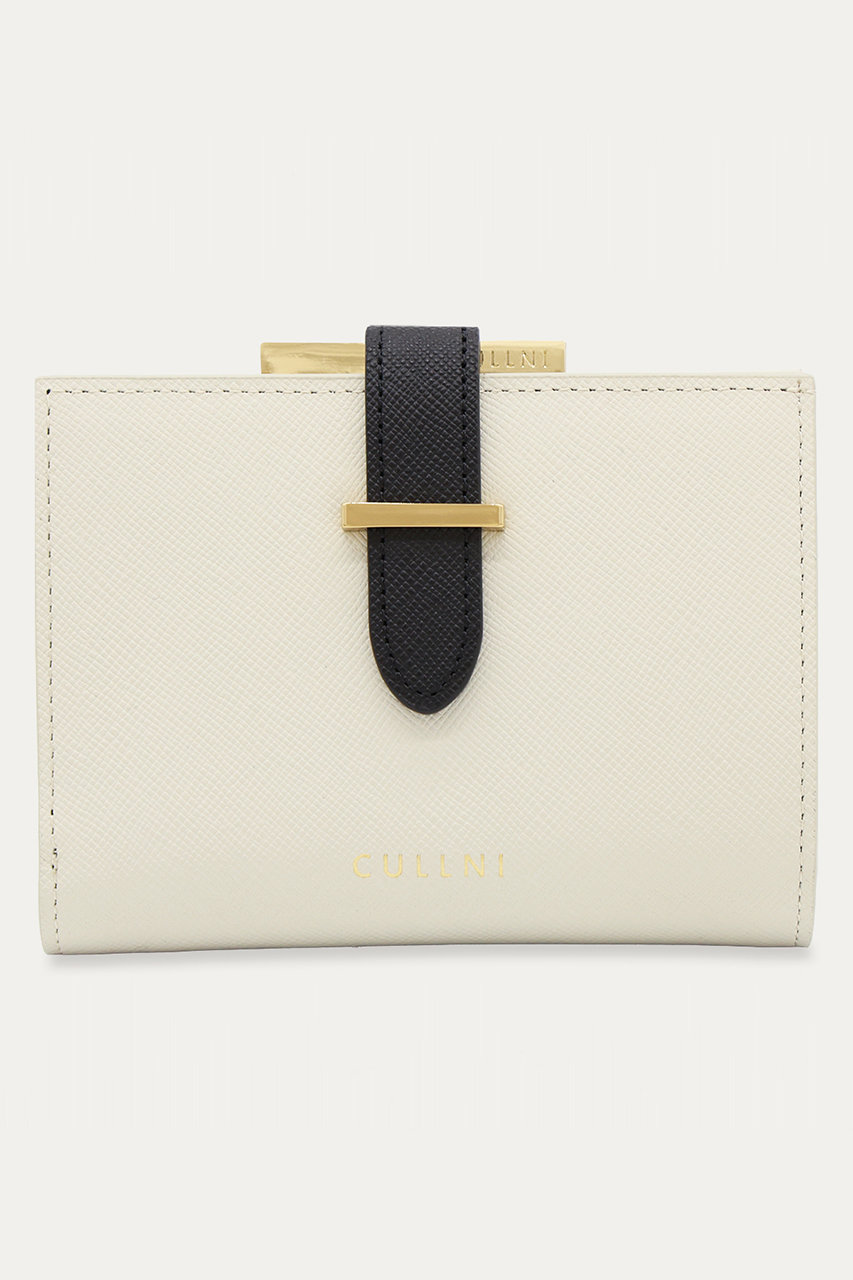 クルニ/CULLNIのLeather クラスプ ベルト ウォレット(マッシュルーム/WL-013)