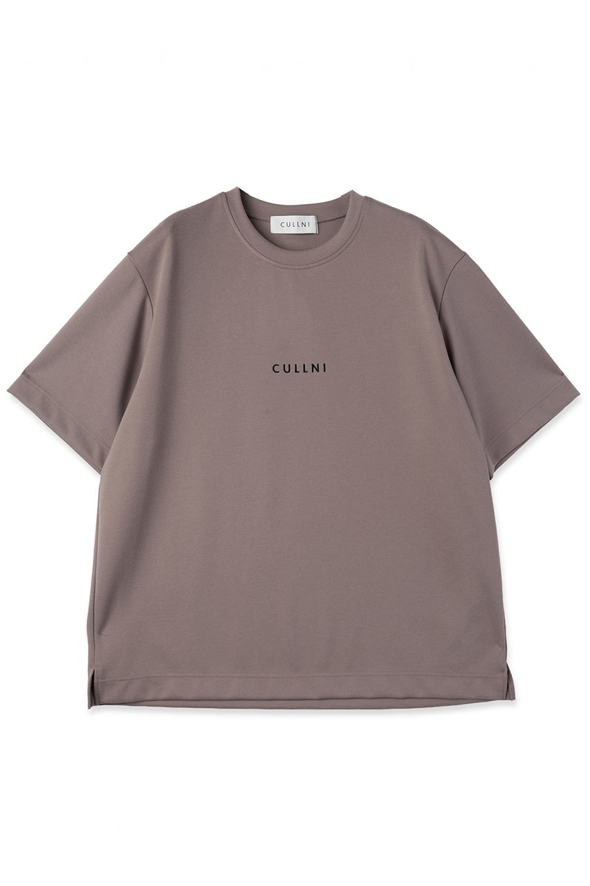 クルニ/CULLNIの【UNISEX】CULLNIロゴ刺繍ショートスリーブプルオーバー(モカ/BS-020)