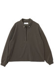 【UNISEX】ストレッチファイバーコードピケスキッパーカラーシャツ