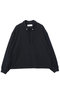 【UNISEX】ストレッチファイバーコードピケスキッパーカラーシャツ クルニ/CULLNI ネイビー