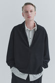 【UNISEX】ストレッチファイバーコードピケスキッパーカラーシャツ