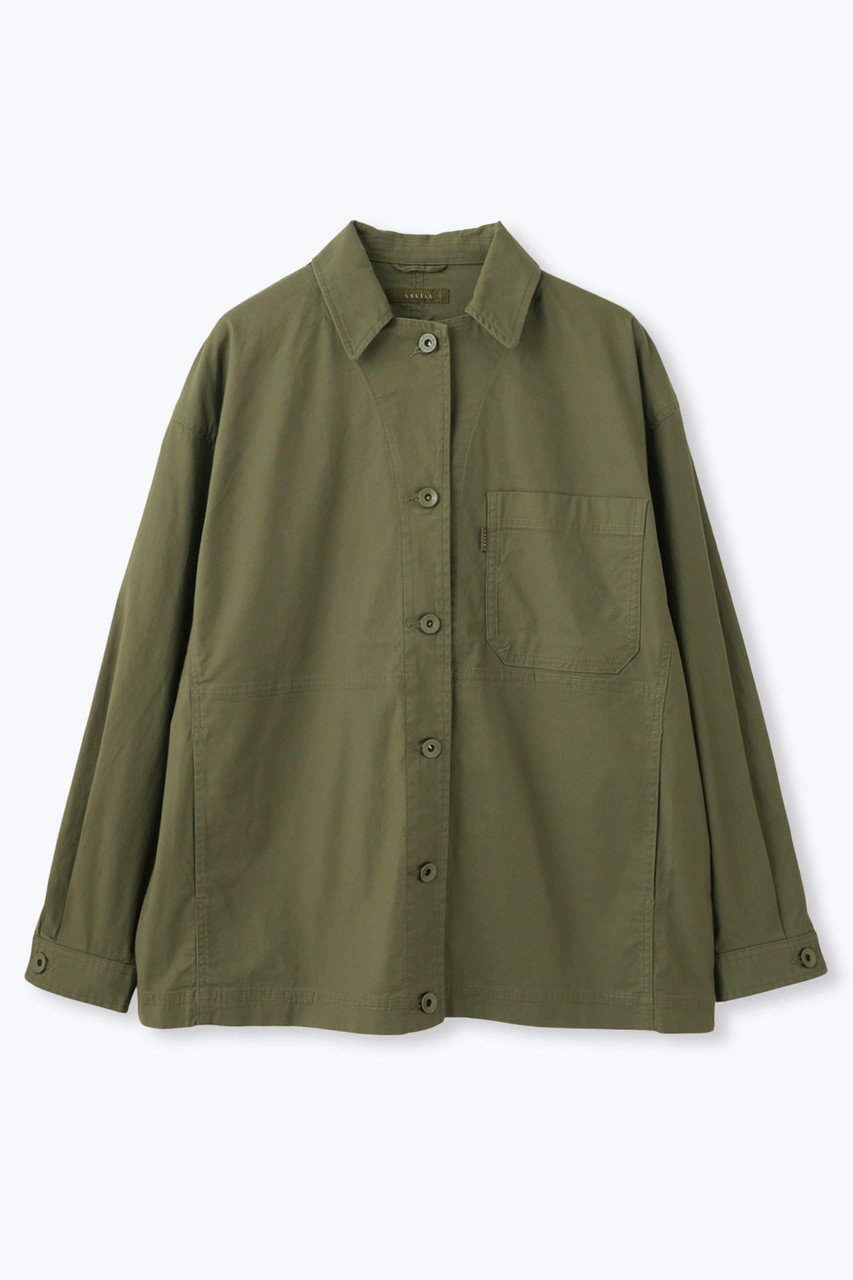 lelill ファティーグシャツ (カーキ, 38) レリル ELLE SHOP