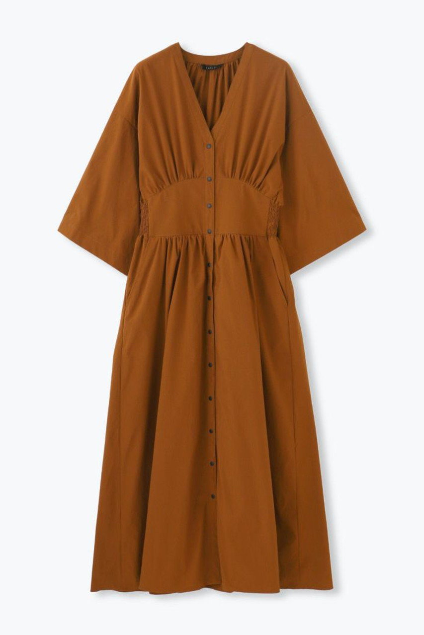 lelill ハイテク レースアップドレス (ブラウン, 38) レリル ELLE SHOP lelill ハイテク レースアップドレス (ブラウン, 38) レリル ELLE SHOP