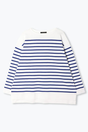 レリル/lelillのハイテクボーダーリブニット（オーバーサイズ）(110300/110301)