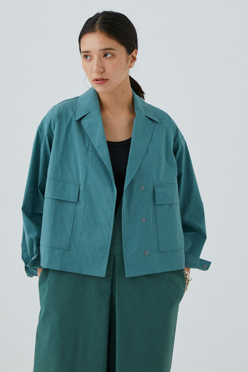 lelill(レリル)｜スペンサーシャツ/グリーン の通販｜ELLESHOP