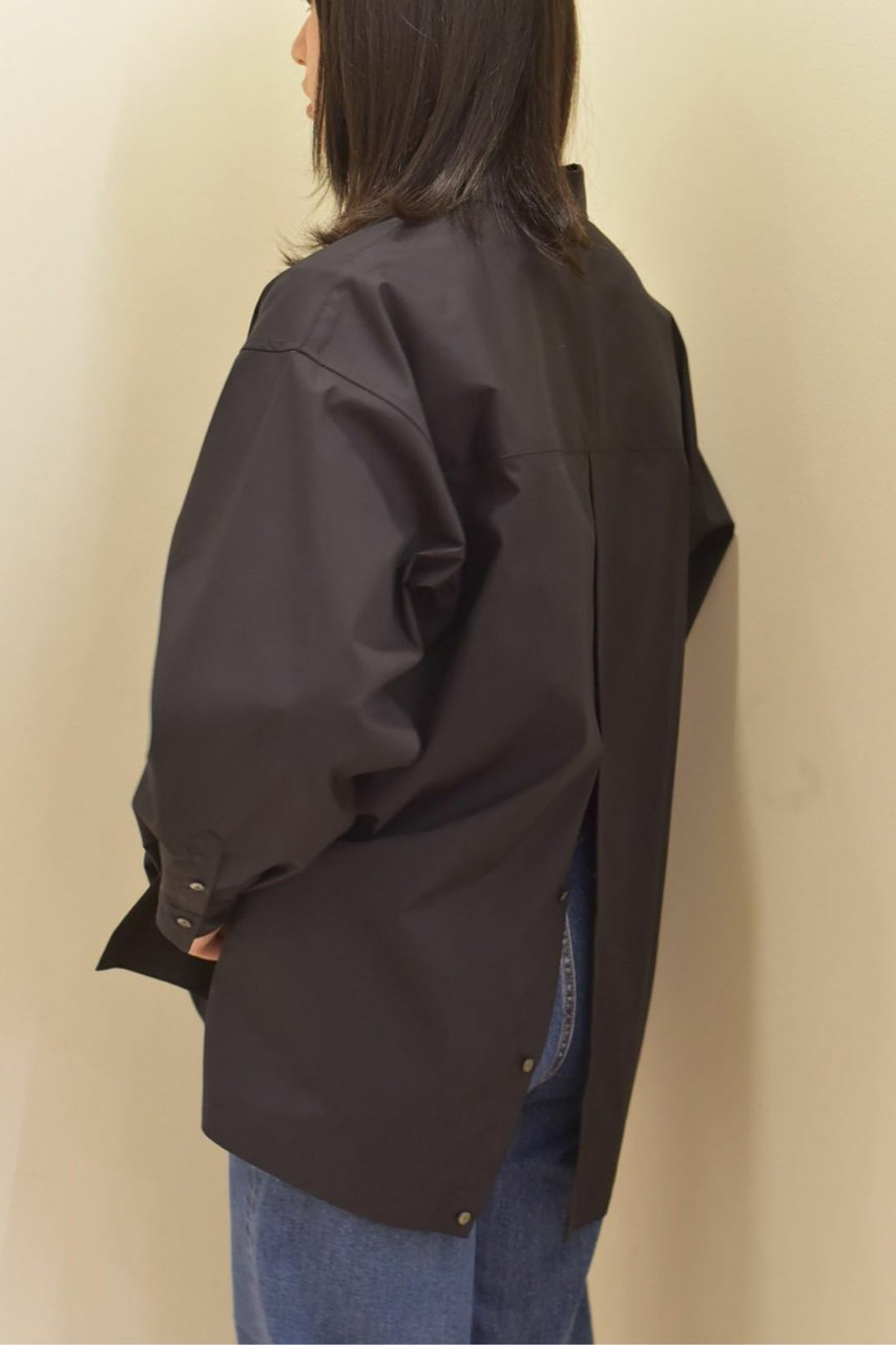 lelill(レリル)｜ピマソロ バックオープンシャツ/ブラック の通販