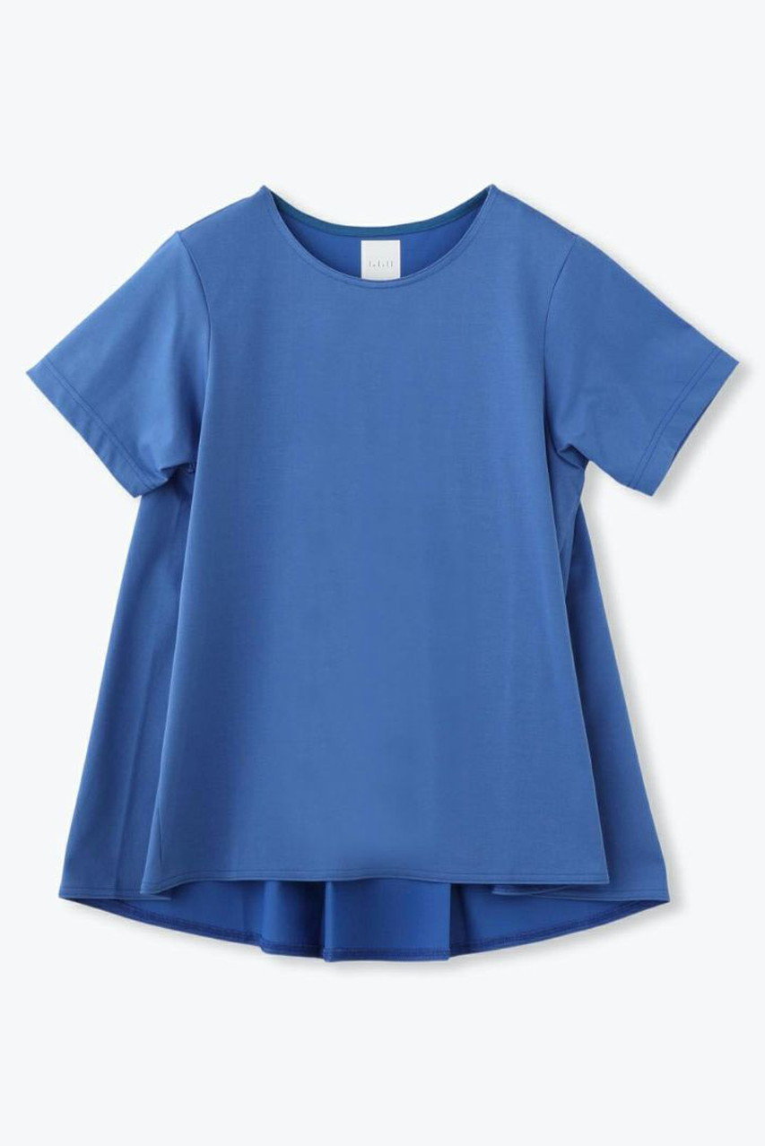 lelill バックタックAラインTシャツ (ブルー, 38) レリル ELLE SHOP lelill バックタックAラインTシャツ (ブルー, 38) レリル ELLE SHOP