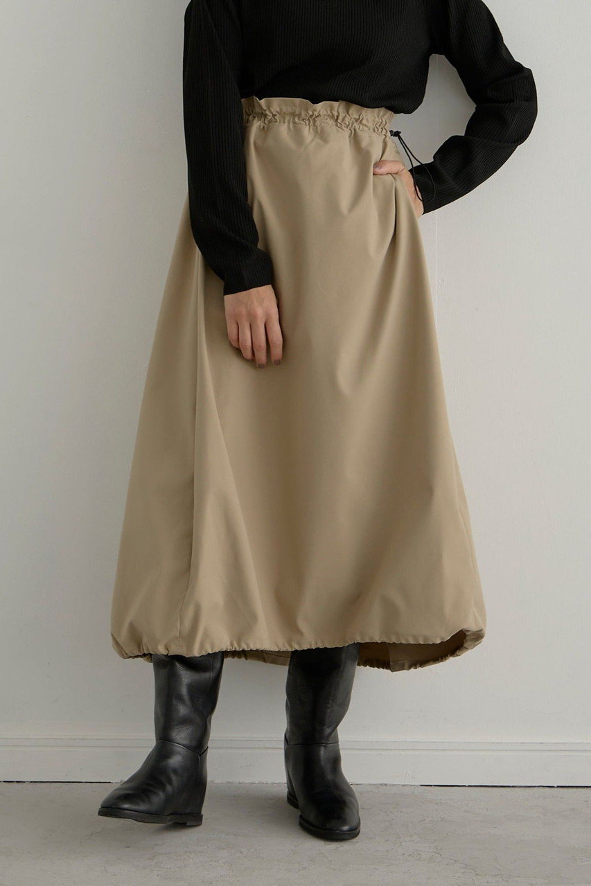 lelill(レリル)｜バルーンフレアーSK/ベージュ の通販｜ELLESHOP