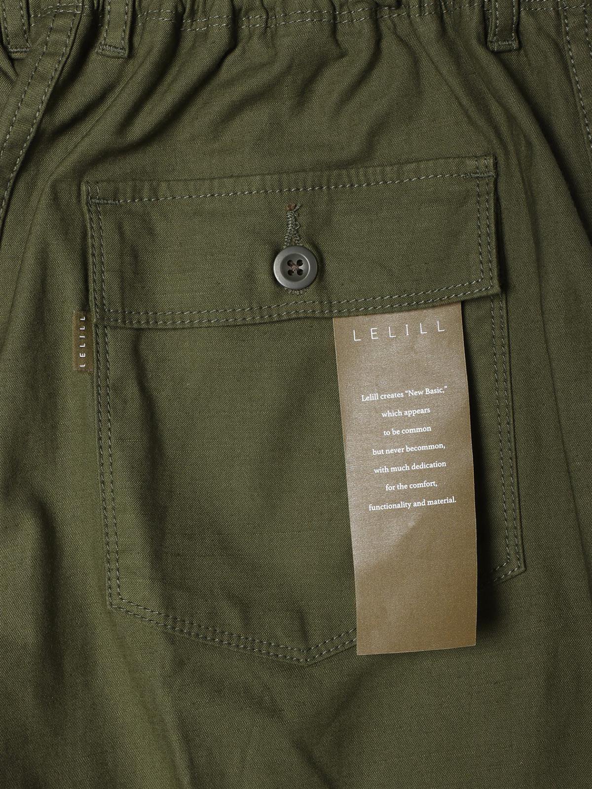 lelill(レリル)｜パイプドベイカーPT/カーキ の通販｜ELLESHOP