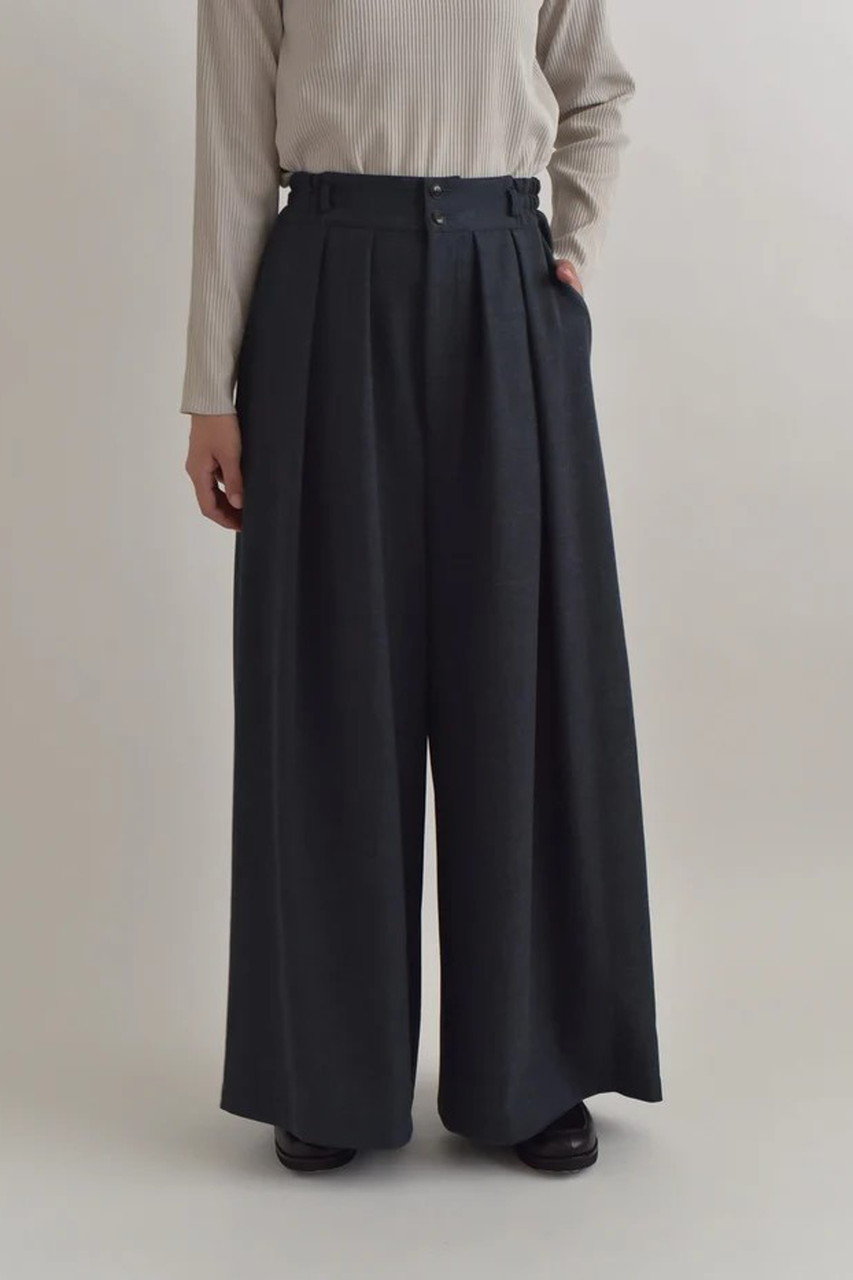 lelill(レリル)｜トロピカルワイドPT/グレー の通販｜ELLESHOP