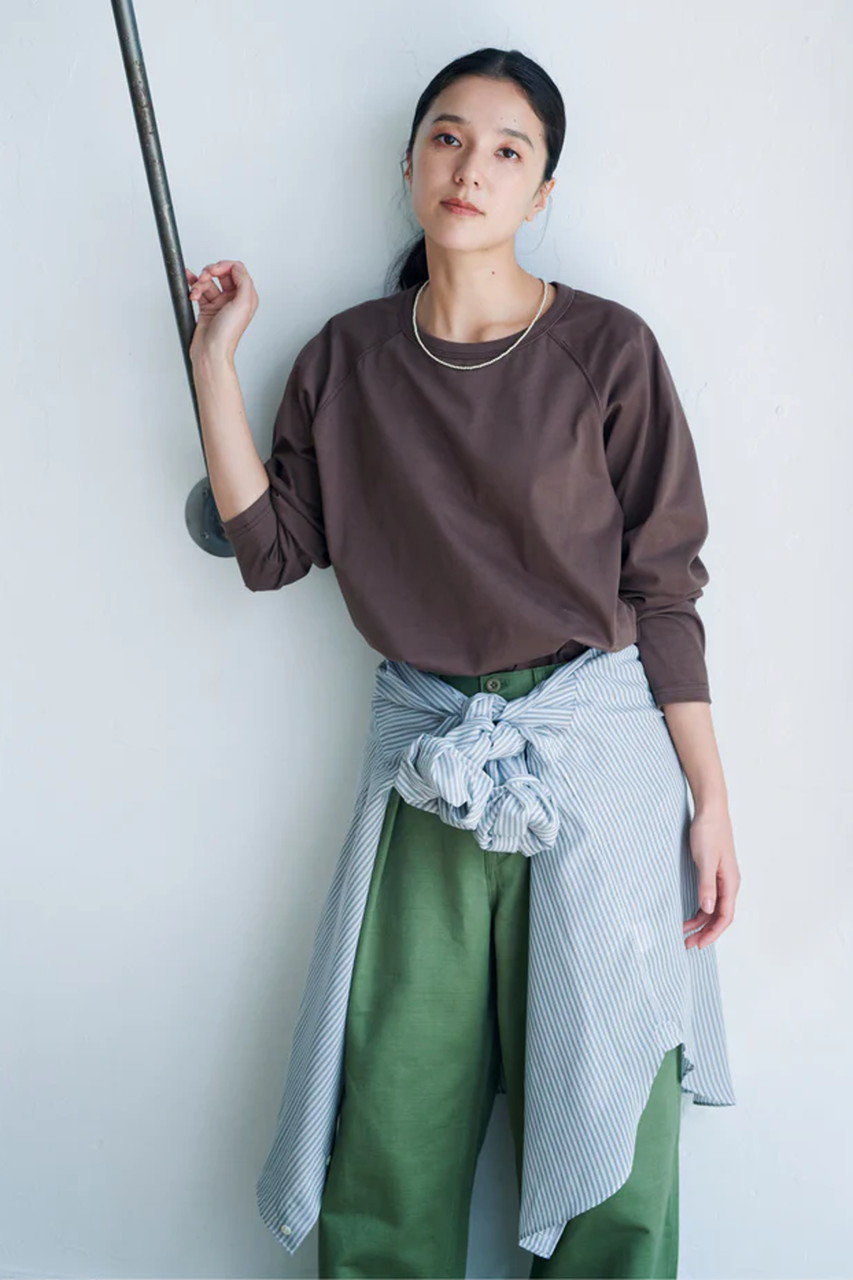 lelill レリル ┊ ベーシックチノパンツ lelill(レリル)｜THE BASIC CHINO/カーキ の通販｜ELLESHOP