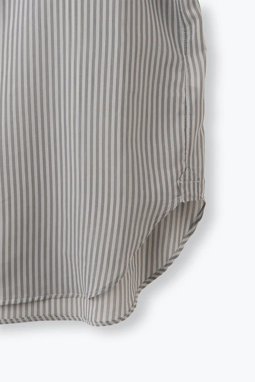 今期　2025 lelill レリル　パターンシアーＢＤシャツ lelill(レリル)｜パターンシアーBDシャツ/サックス の通販｜ELLESHOP