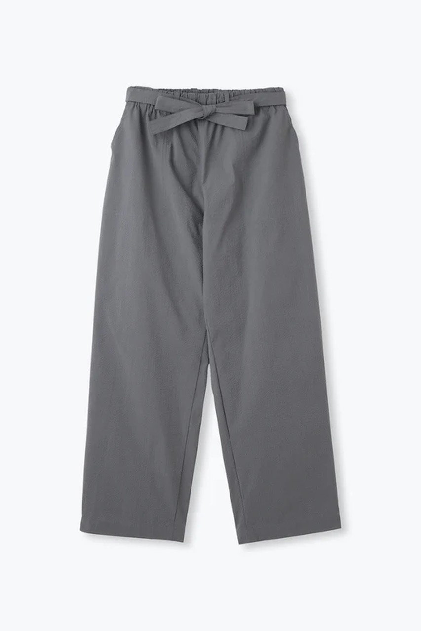 lelill 【日本製】イージーサッカーワイドPT (グレー, 36) レリル ELLE SHOP lelill 【日本製】イージーサッカーワイドPT (グレー, 36) レリル ELLE SHOP