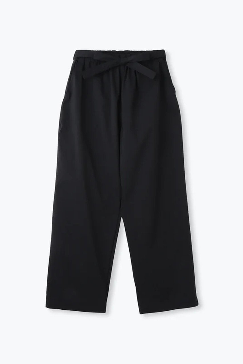 lelill 【日本製】イージーサッカーワイドPT (ブラック, 36) レリル ELLE SHOP lelill 【日本製】イージーサッカーワイドPT (ブラック, 36) レリル ELLE SHOP