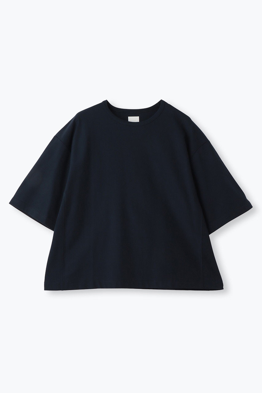 lelill THE BASIC WIDE T-SHIRT (ネイビー, 38) レリル ELLE SHOP lelill THE BASIC WIDE T-SHIRT (ネイビー, 38) レリル ELLE SHOP