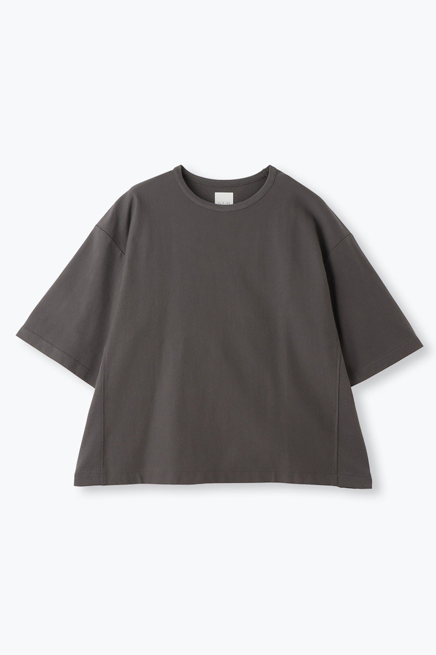 lelill THE BASIC WIDE T-SHIRT (グレー, 38) レリル ELLE SHOP lelill THE BASIC WIDE T-SHIRT (グレー, 38) レリル ELLE SHOP