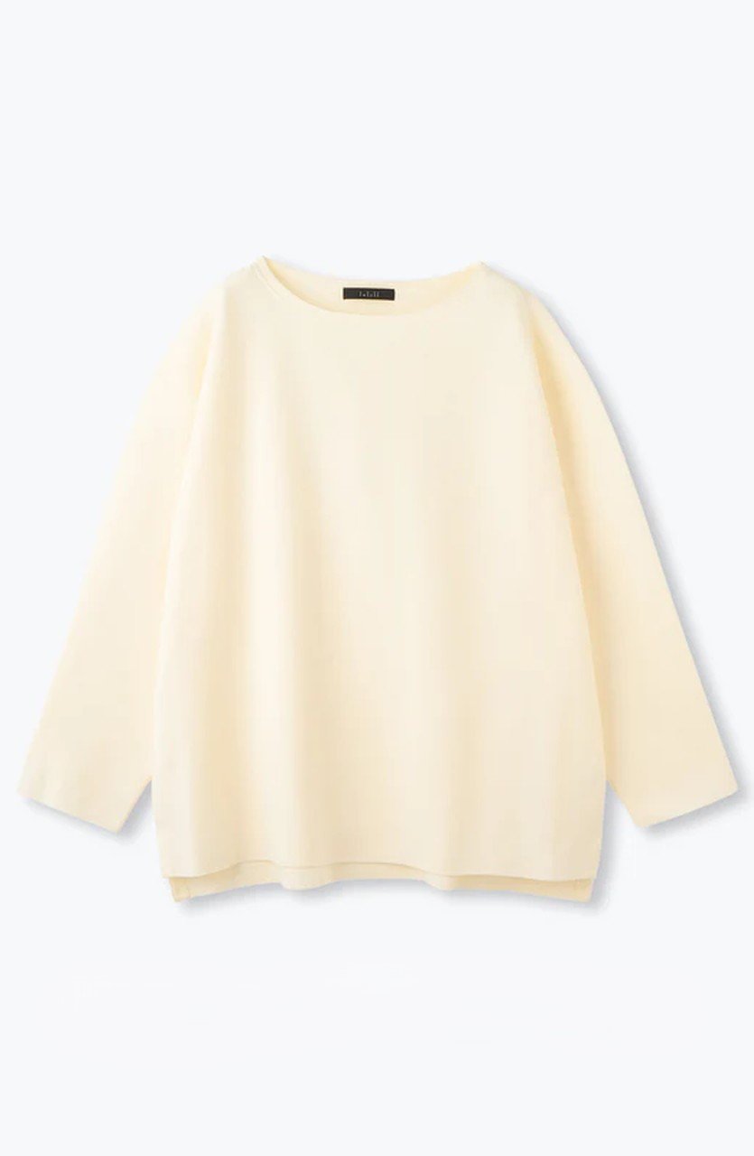 レリル/lelillのハイテクボートネックニット（レギュラーサイズ）(キナリ/12542212)