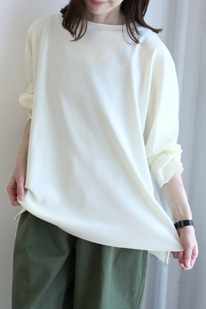 レリル/lelillのハイテクボートネックニット（オーバーサイズ）(110300/110301)