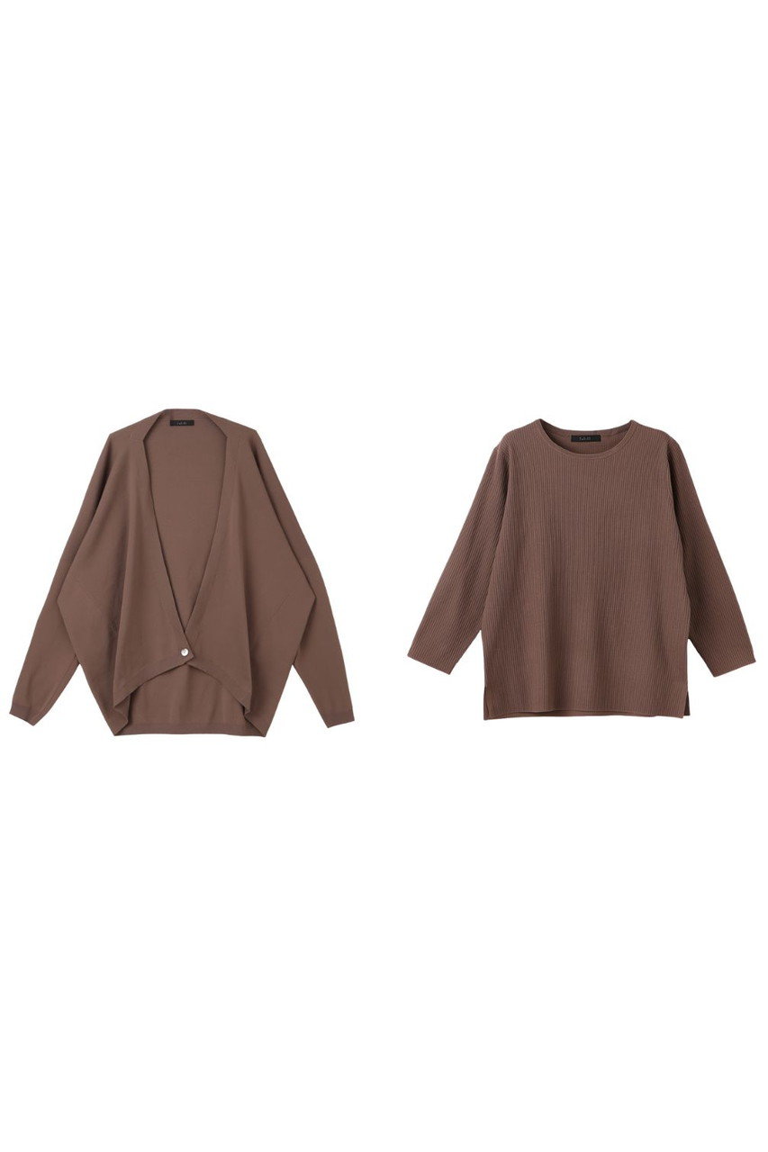 【Limited Price】ハイテクボレロ+リブニット セット