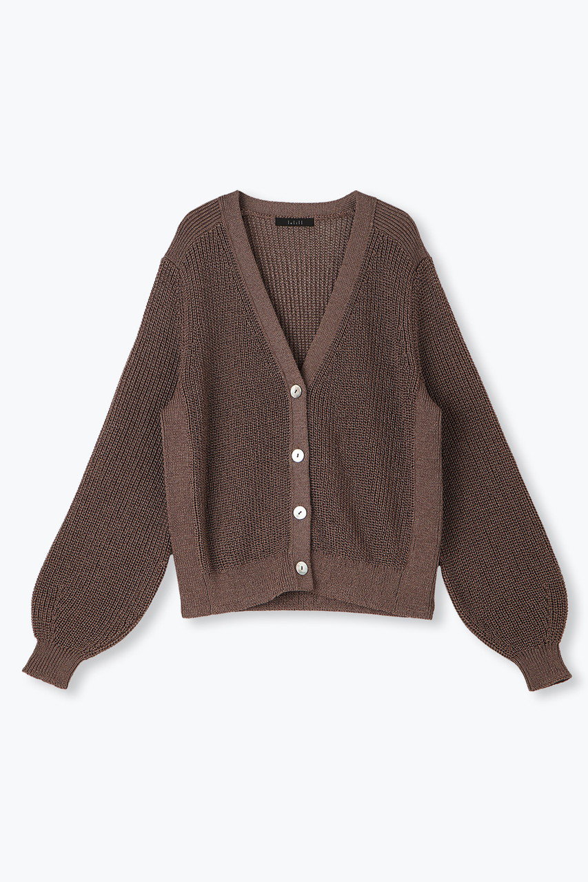 レリル/lelillのリサイクルPEギマカーデ(ブラウン/12531313)