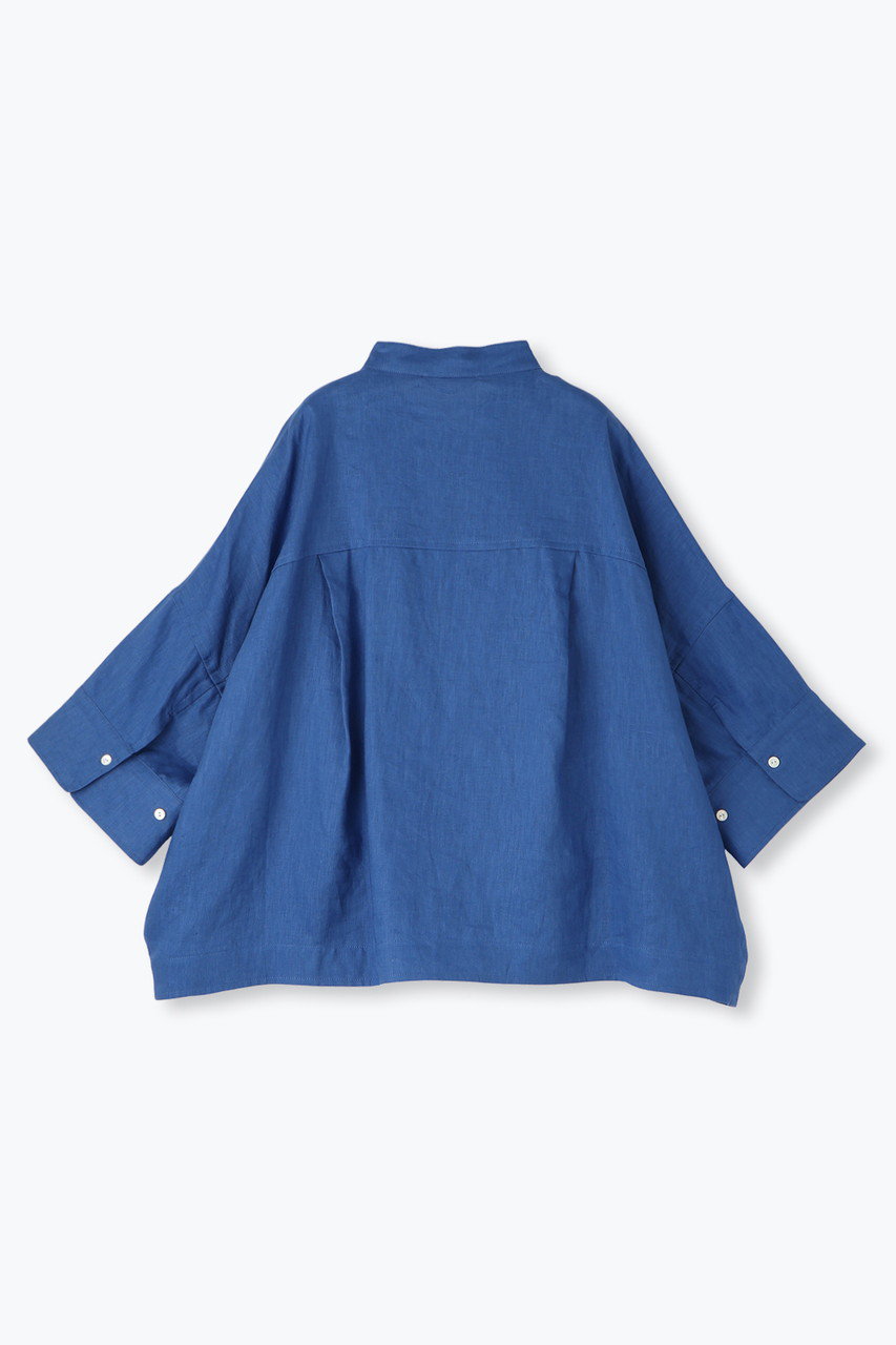 lelill(レリル)｜【予約販売】リネンワイドシャツ/オフホワイト