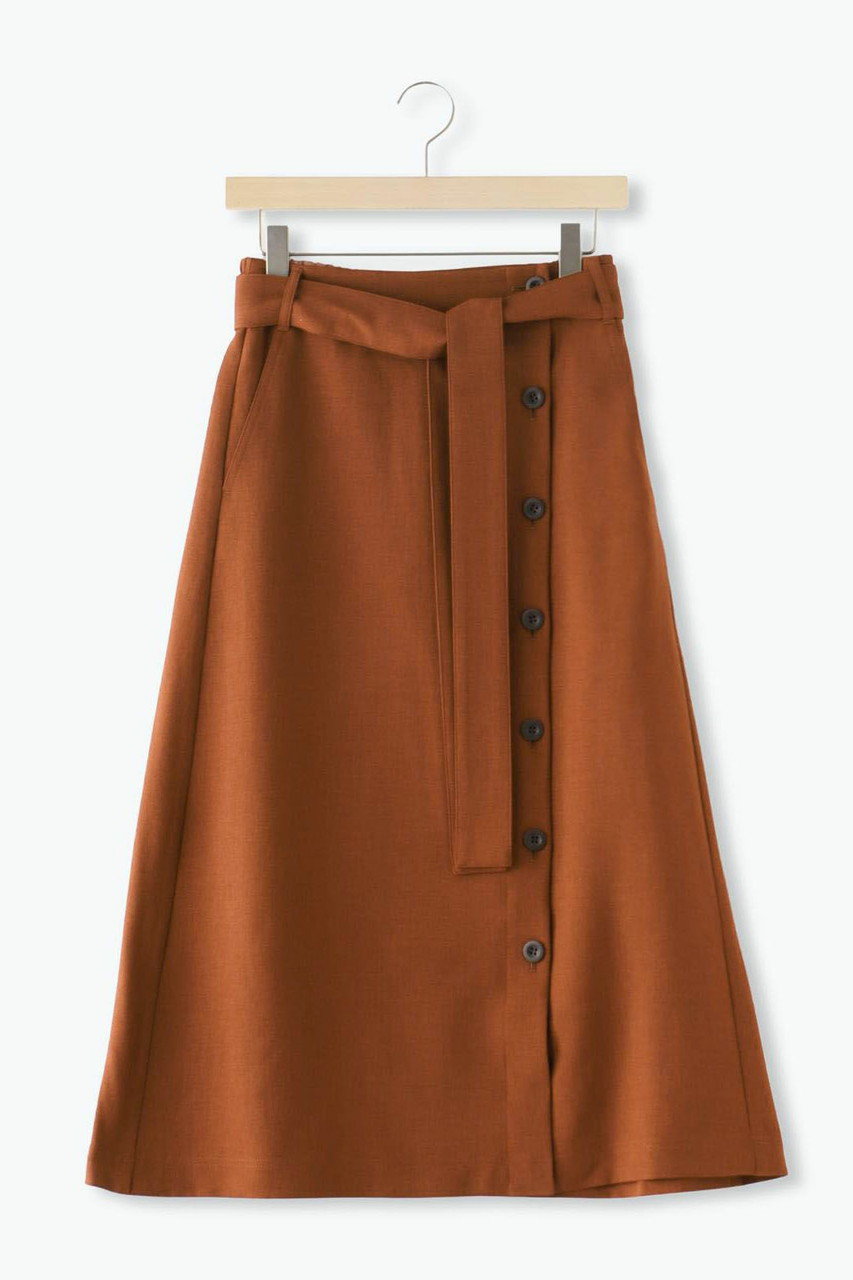 lelill クールライトAラインSK (ボルドー, 36) レリル ELLE SHOP lelill クールライトAラインSK (ボルドー, 36) レリル ELLE SHOP