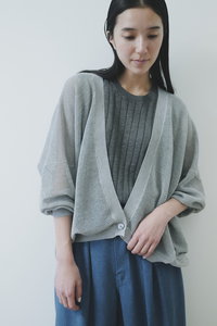 lelill(レリル)｜ハイテクギマワイドリブニット(オーバーサイズ)/杢