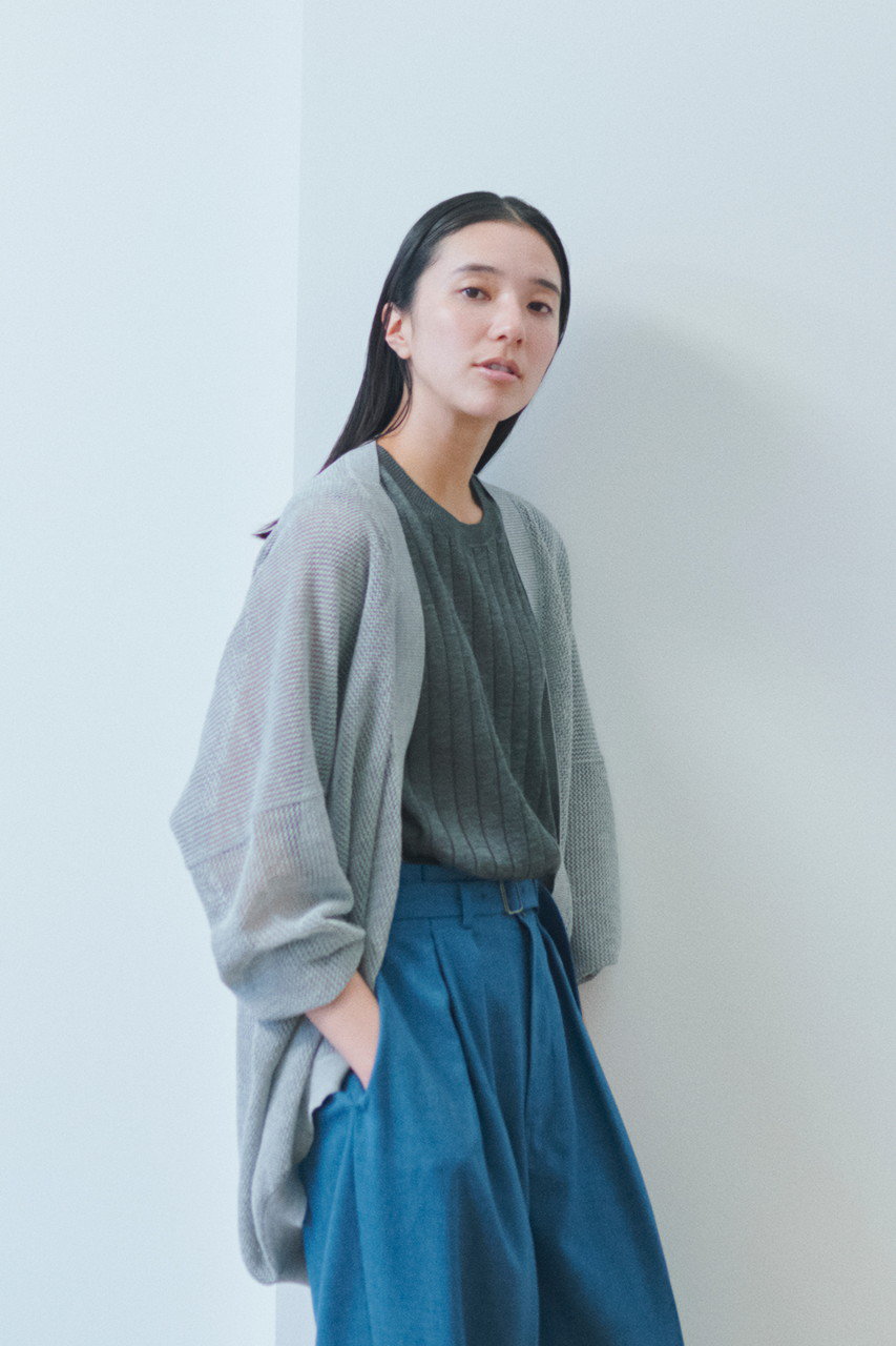 lelill(レリル)｜ハイテクギマボレロ/杢グレー の通販｜ELLESHOP