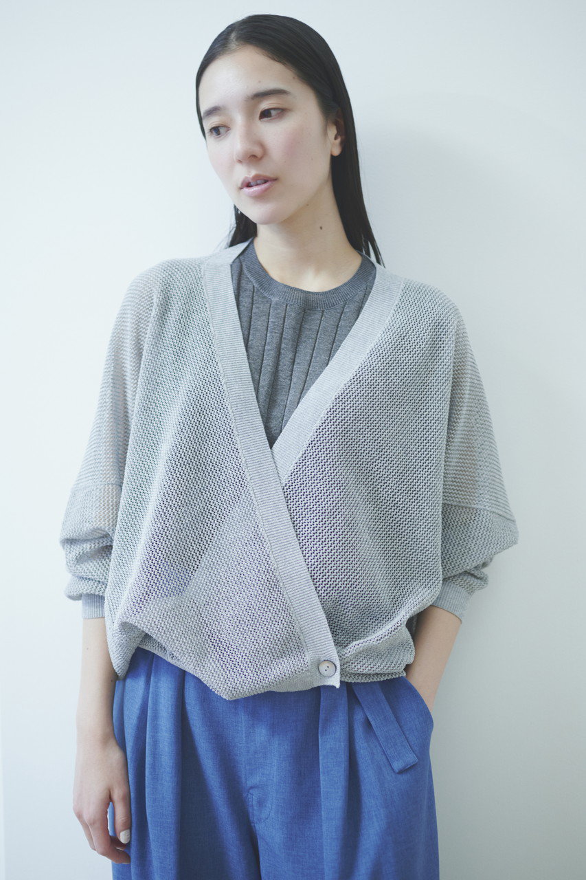 lelill(レリル)｜ハイテクギマボレロ/杢グレー の通販｜ELLESHOP