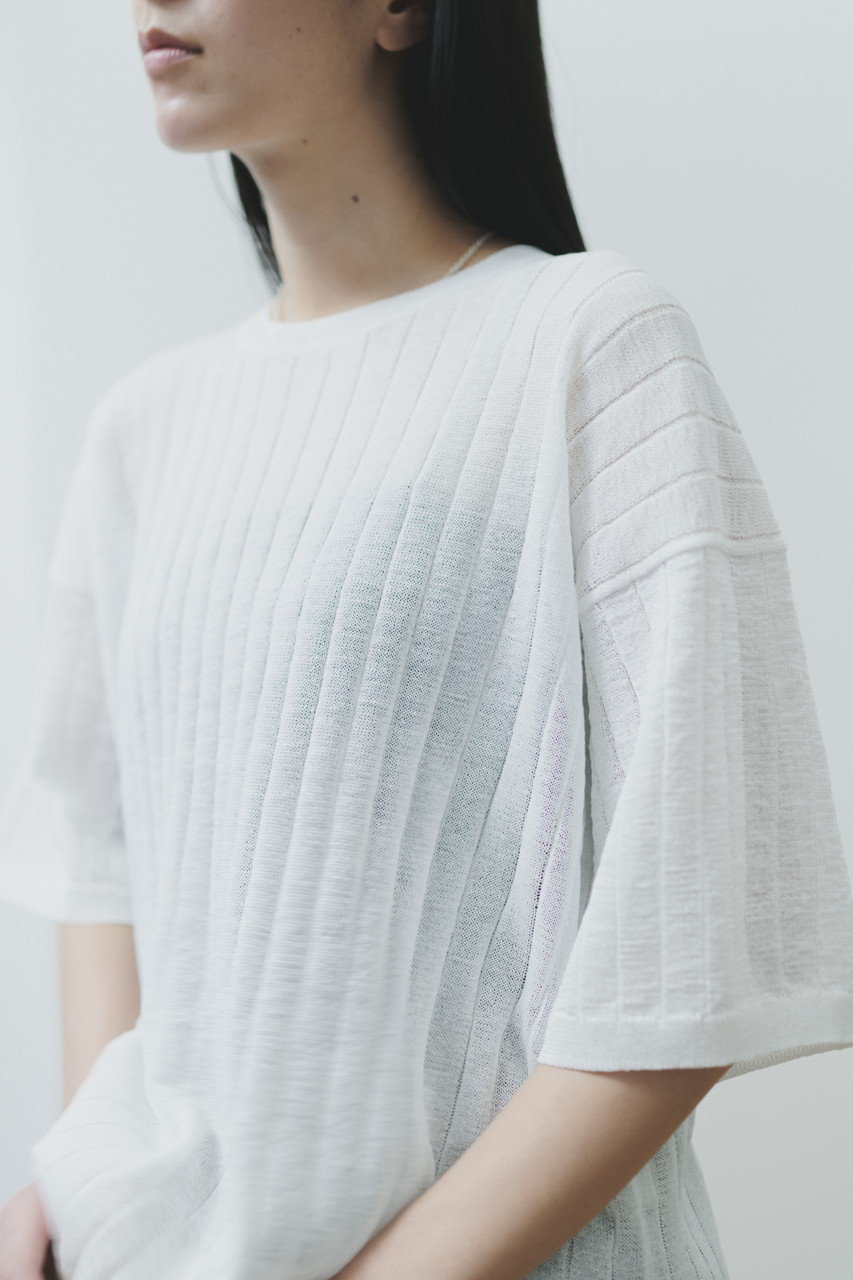 lelill(レリル)｜ハイテクギマワイドリブニット(オーバーサイズ