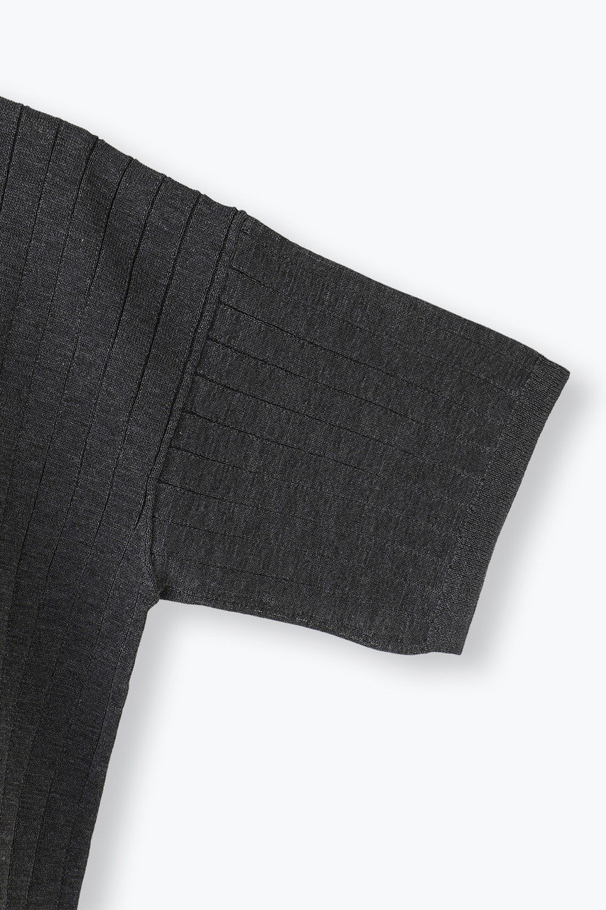 lelill レリル ハイテクギマワイドリブノースリーブ lelill