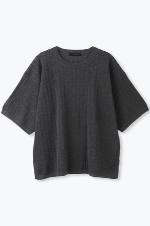 レリル/lelillのハイテクギマワイドリブニット(オーバーサイズ)