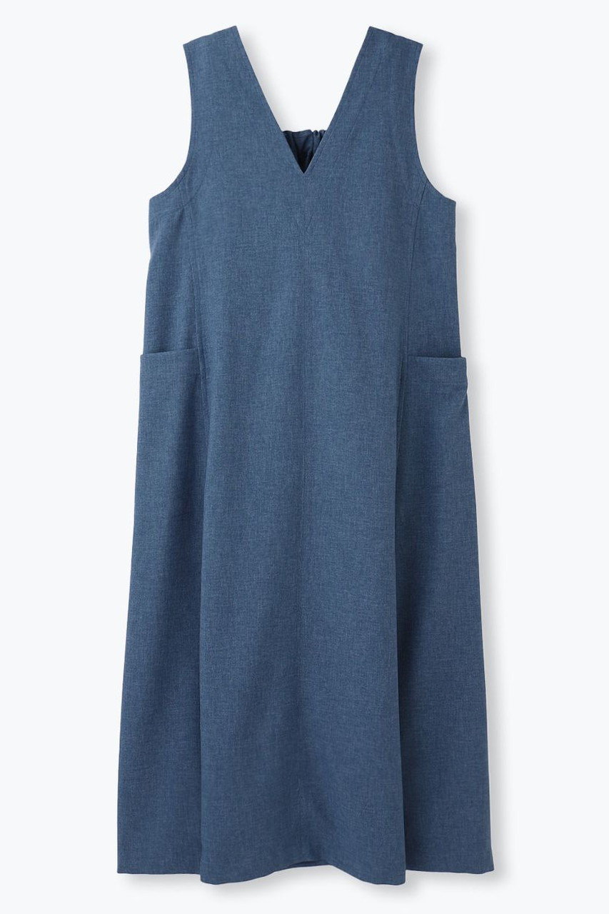 lelill 【日本製】2WAY AラインOP (ダークブルー, 38) レリル ELLE SHOP lelill 【日本製】2WAY AラインOP (ダークブルー, 38) レリル ELLE SHOP