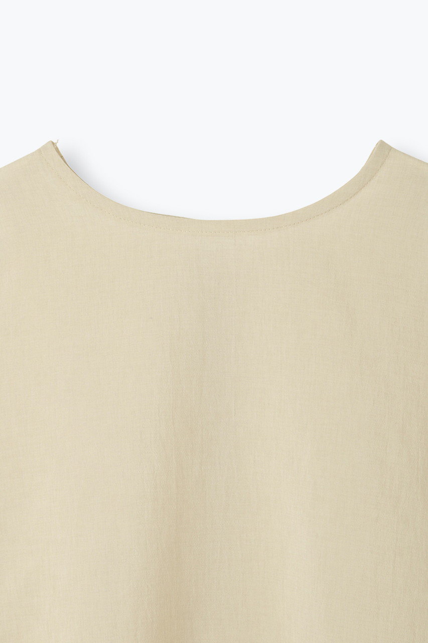 lelill(レリル)｜【日本製】THE BASIC H/S BLOUSE/ブラウン の通販