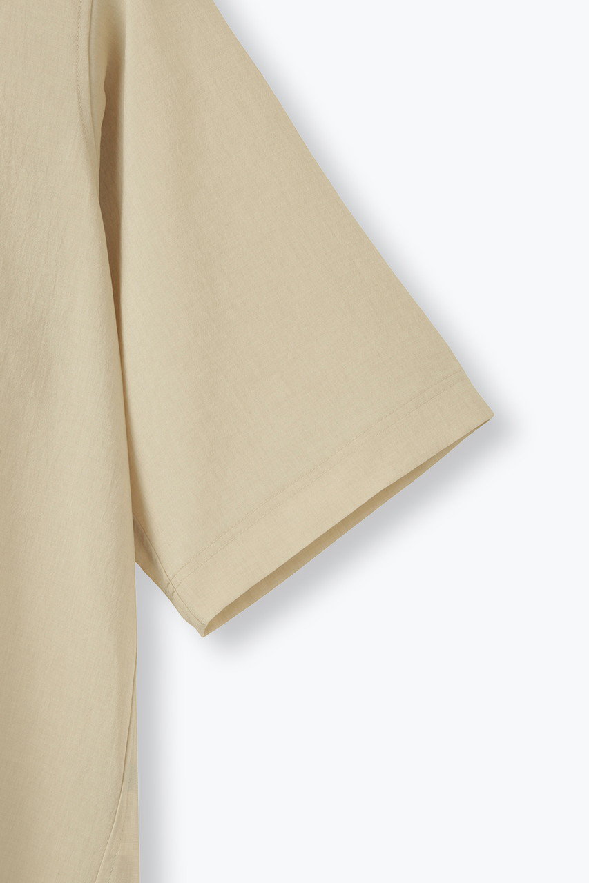 lelill(レリル)｜【日本製】THE BASIC H/S BLOUSE/ブラウン の通販