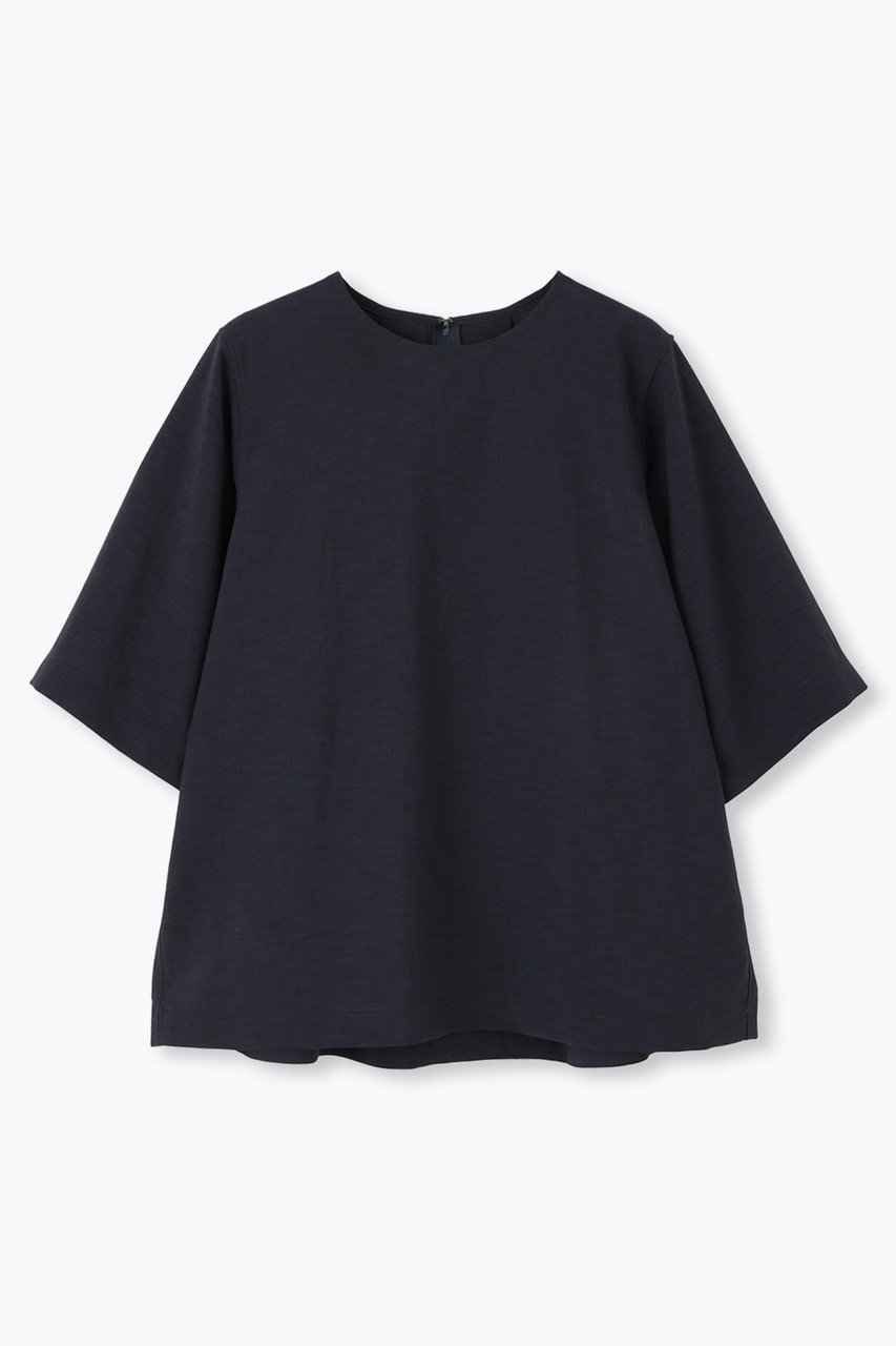 lelill 【日本製】THE BASIC H/S BLOUSE (ダークネイビー, 38) レリル ELLE SHOP lelill 【日本製】THE BASIC H/S BLOUSE (ダークネイビー, 38) レリル ELLE SHOP