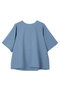 【日本製】THE BASIC H/S BLOUSE レリル/lelill ブルー